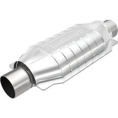 Exhaust Systems Magnaflow MagnaFlow Universal Catalytic Converter OEM Grade Federal/EPA Compliant 51006 Stainless Steel 2.5in Inlet/Outlet Diameter, 16in Overall Length, No O2 Sensor OEM Replacement