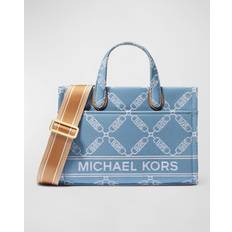 Leather - White Messenger Bags Michael Kors Small Monogram Denim Messenger Bag