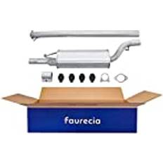 Avgassystem Hella 8LB 366 020-871 främre ljuddämpare Easy2Fit Kit Fram tvådelad Sats med monteringsdelar
