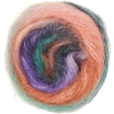 Akryl - Hæklegarn Rico Design Essentials Super Kid Mohair Loves Silk Print 50g 375m autumn