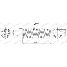 Kia Chassi Parts Monroe Coil OESpectrum SPRINGS SP4020 SP4020