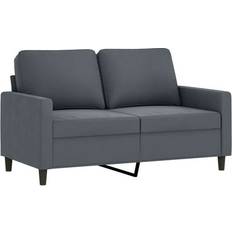 vidaXL 2-Sitzer-Sofa Dunkelgrau 120 cm Sofa