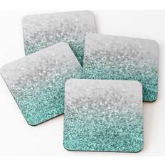 Turquoise Coasters WHIBOS Ocean Glitter Glam Coaster