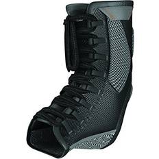 Compression Ankle Brace Shock Doctor 849 Ultra Gel Lace Up Ankle Support Black, Large Includes 1 Brace