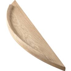 Intarsia Furniture Arcus Medium White Oiled Oak Wall Shelf 90cm
