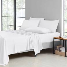 Kathy Ireland 2000 Count Bed Sheet White