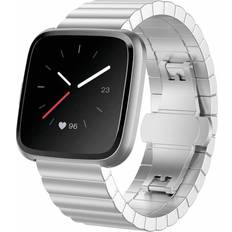 Fitbit Silver Klockarmband Fitbit Versa stainless steel watch