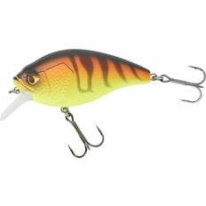 Caperlan Crankbait Hard Lure Shallow Runner Wxm Crksr 70f Orange Tiger Fluo Yellow/fluo Orange/light Grey