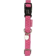 Zolux Halsbanden en riemen voor honden Huisdieren Zolux Macleather Halsband Roze