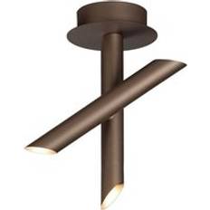 Bronze Ceiling Flush Lights Inspired Lighting Mantra Take Bronze Ceiling Flush Light