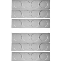 Tlily 6X Magnetic Spice Jars Rack Spice