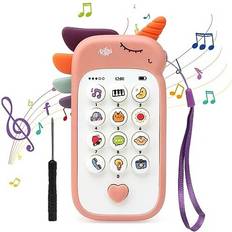 Baby Musical Toy 1 Year Old Early Education Mobile Phone Toys Interactive Learning Games Sensory Toys for Infants Toddlers Girls 6 12 18 Months 12