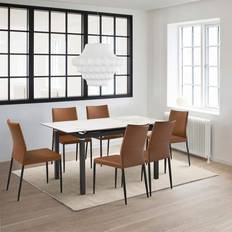 Dining Sets Armen Living Giana Kash Top Dining Set