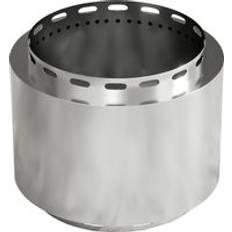OutSunny Smokeless Fire Pit, 48.5cm Burning Firepit Poker