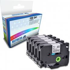 Refresh Cartridges Everyday Valuepack of 5 Compatible Brother TZe-241