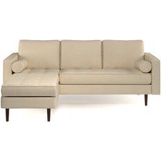 Furniture AllModern "Brown Sectional Geo Sofa