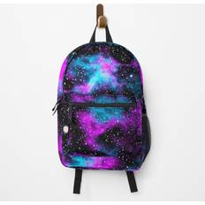 Famgem Backpack Purple and Blue School Bag Travel 15"