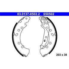 Friktionsbremser ATE Brake Shoe Set 03.0137-0502.2 03013705022