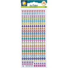 Craft Planet Fun Stickers Holographic Numbers