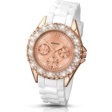 Sekonda Wrist Watches Sekonda Womens Ladies Wrist Rose Gold Face White 4663