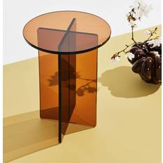 Iris Sidebord i Glas 35 cm Brun