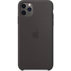 Apple Fodral MX002ZE/A iPhone 11 Pro Max svart/svart Fodral för silikonskal