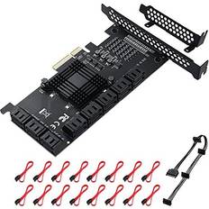 MZHOU 16 Ports PCIE SATA