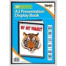 Tiger A3 Presentation Display Book 20 Pocket