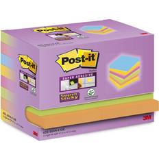 Gråa Sticky Notes 3M Super Sticky Colour Notes Notisblock