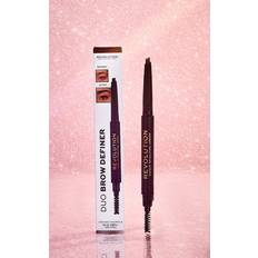 Makeup Revolution Duo Brow Pencil - Medium Brown