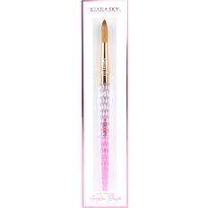 Kiara Sky Kiara Sky Pink Crystal Acrylic Kolinsky Nail Brush 12