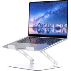 SOUNDANCE Adjustable Laptop Stand, Portable Laptop Riser, Ergonomic Design Computer Holder, Metal Laptop Mount Elevator Compatible with 10 to 15.6