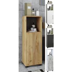 Badezimmermöbel VCM Badezimmerschrank, Badmöbel Midischrank Badschrank Flandu