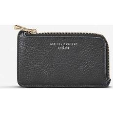 Aspinal of London Pebble Leather Zipped Coin and Card Holder