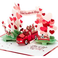 Red Cards & Invitations Hällmark Signature Paper Wonder Pop Up Valentines Day Card Vintage Red Truck