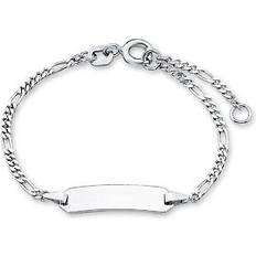 Silber - Unisex Armbänder Amor Identarmband für Kinder, Unisex, 925 Sterling Silber Kinder-Accessoire 1.0 pieces