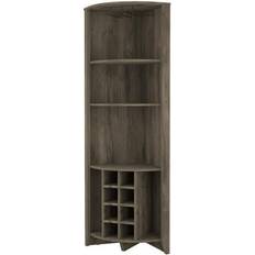 Furniture FM FURNITURE Bouvet Corner Bar Cabinet with 3