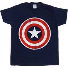 Marvel Vêtements pour enfants Marvel Herren Captain America Cracked Shield T-Shirt