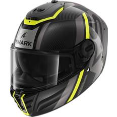 Shark Spartan RS Carbon Helm, schwarz-grau-gelb, Größe