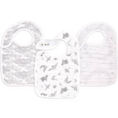 Aden + Anais Barn- & Babytillbehör Aden + Anais Organic Muslin Snap Bibs 3 Pack in Map The Stars Map The Stars