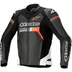 Motorcykeljackor på rea Alpinestars Läderjacka GP FORCE AIR c/int ne/ro