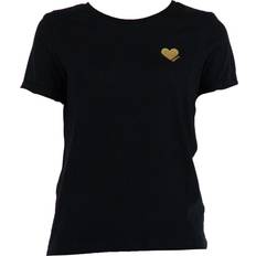 Donna Magliette Only Maglietta ONLKita S/S Logo Top - Nero