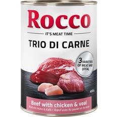 Hundefoder - Kalv Kæledyr Rocco Classic Trio di Carne 6 400 Okse, Kylling