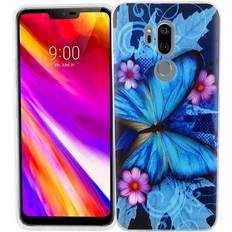 Stoßschutz König Design Lg g7 hülle case handy cover schutz tasche schutzhülle bumper schale etuis blau