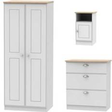 Wardrobes on sale Swift York Ready Assembled Tall 2 Wardrobe