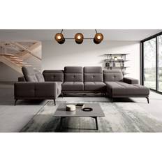 Hagglund Hjørnesofa Med Chaiselong Grå Sofa