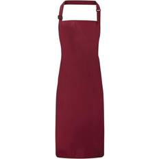 Polyester Aprons Premier Waterproof Bib Apron Red