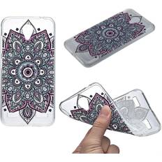 Stoßschutz König Design Henna cover für zte blade a602 case schutz hülle silikon bumper tattoo bunt neu Mehrfarbig