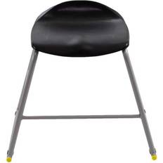 Polypropylene Stools Titan Black Poly Lipped Seating Stool