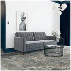 Velvet Sofas Dorel Home Very Pin Tufted Futon Sofa 3 Seater